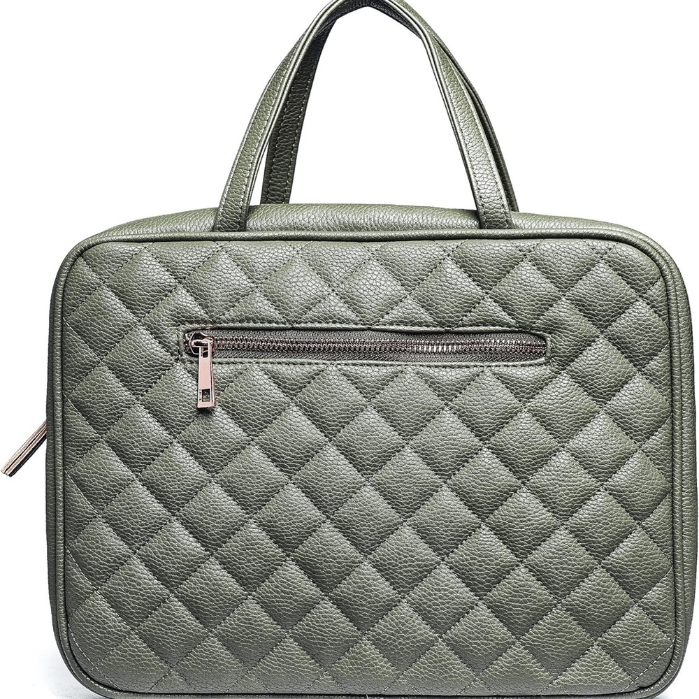 Ms Lovely Leather Toiletry Travel Bag for Women